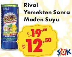 RİVAL YEMEKTEN SONRA MADEN SUYU